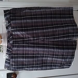 Hurley mens 36 plaid shorts